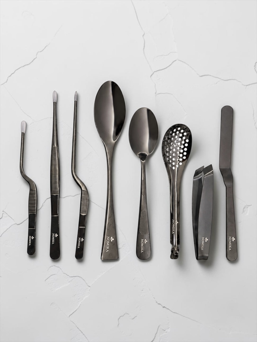 8'li Profesyonel Plating Set Siyah