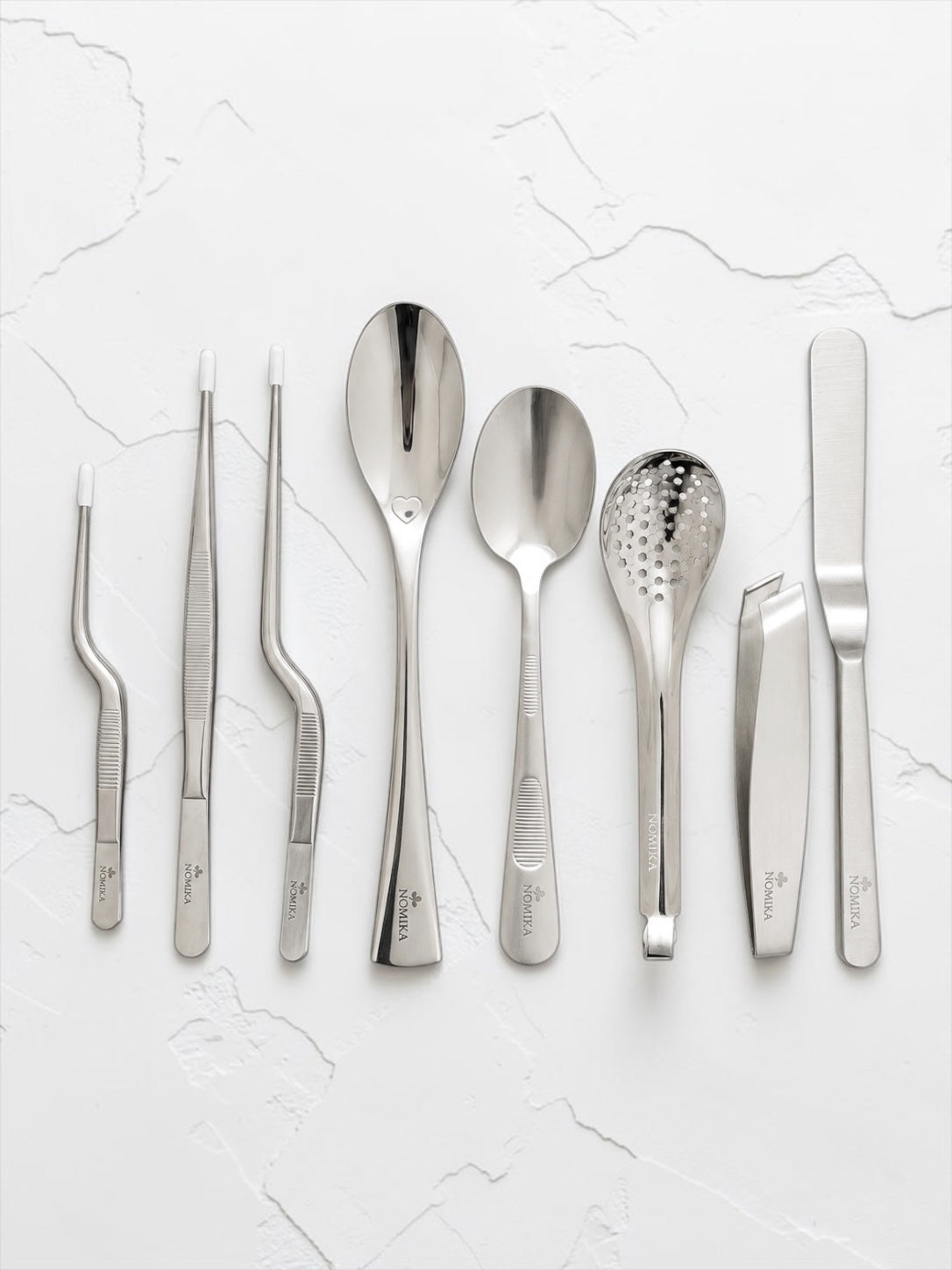 8'li Profesyonel Plating Set Gümüş