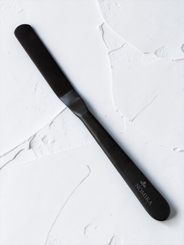 Off Set Spatula – 20 cm | Siyah / Gümüş