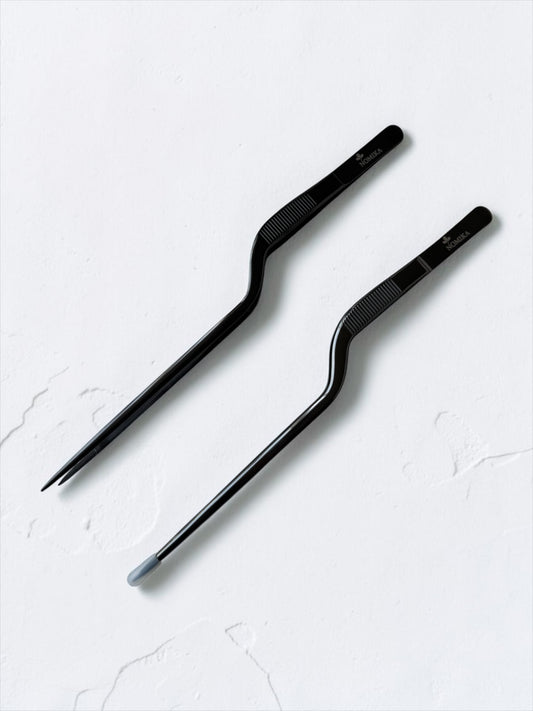 Offset Cımbız – 21 cm | Siyah / Gümüş